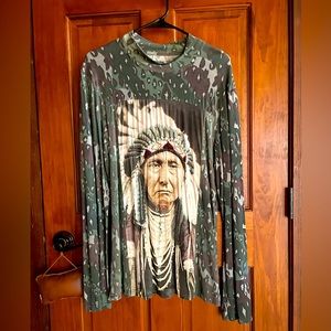 Double D Ranch Chief Camo Tunic XL
